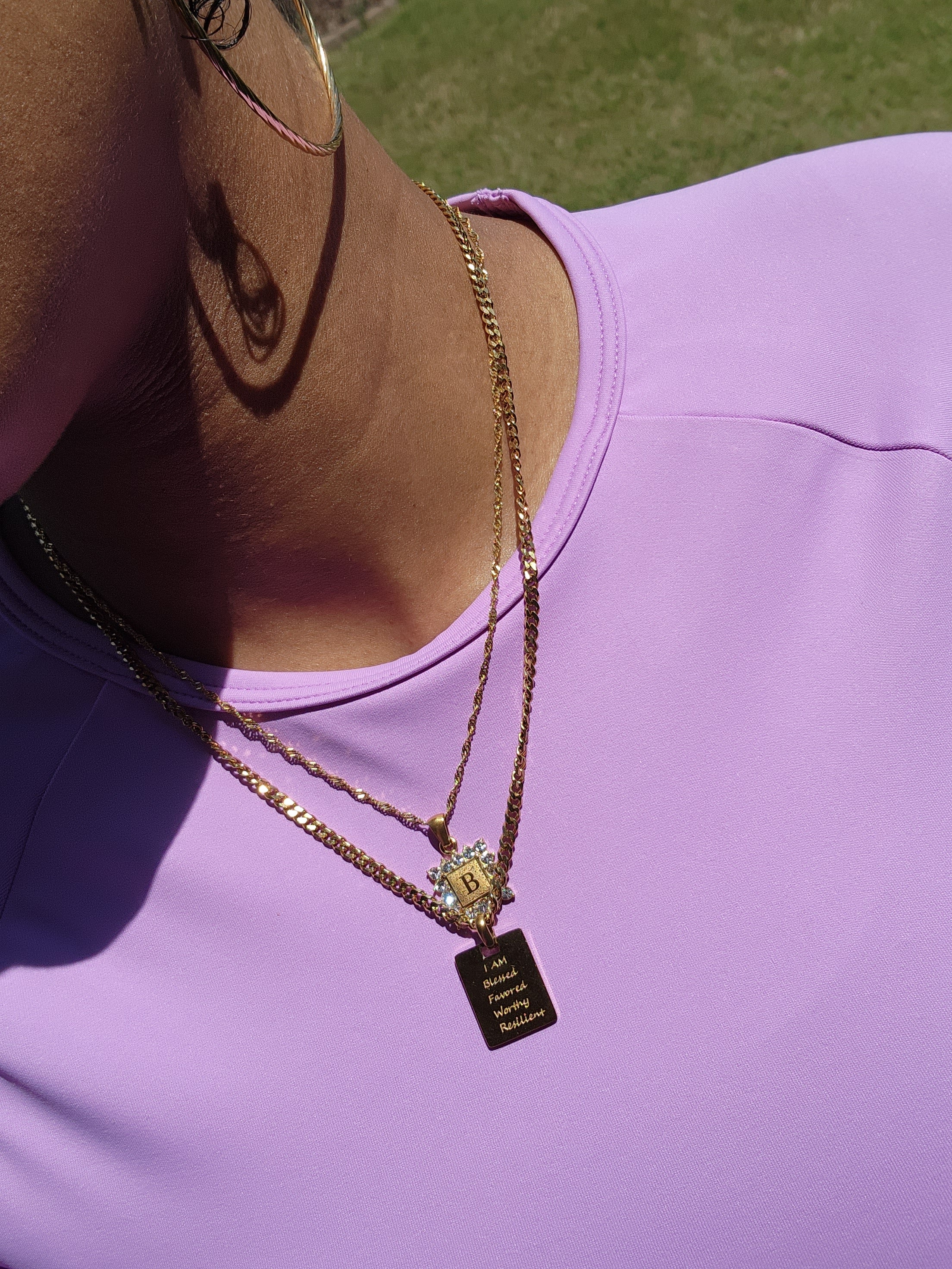Royal Love Letter Necklace